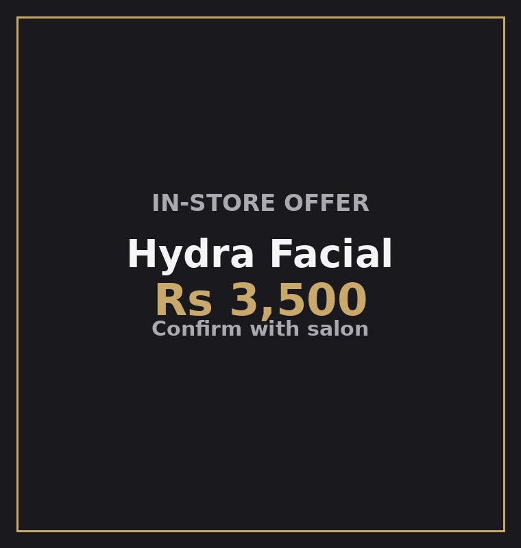 Hydra facial offer